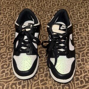 Nike Kids Black and White Sneakers